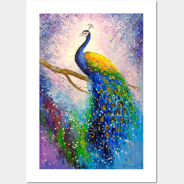 Gorgeous peacock Wall Art by OLHADARCHUKART